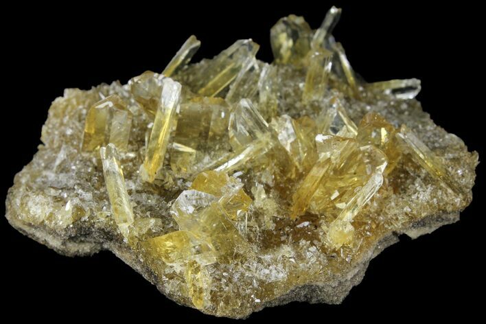 Selenite Crystal Cluster (Fluorescent) - Peru #94624